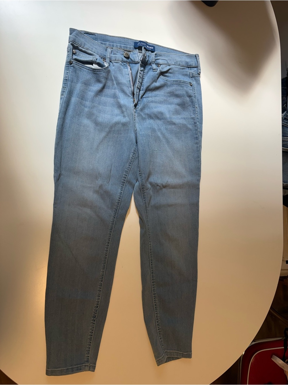 Light Wash Blue Slim Jeans - Size 8